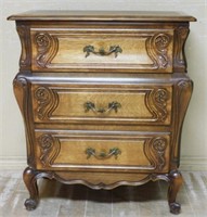 Louis XV Style Oak Bombe Chest.