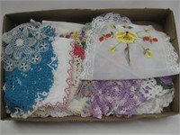 Miscellaneous Linens & Doilies Box Lot