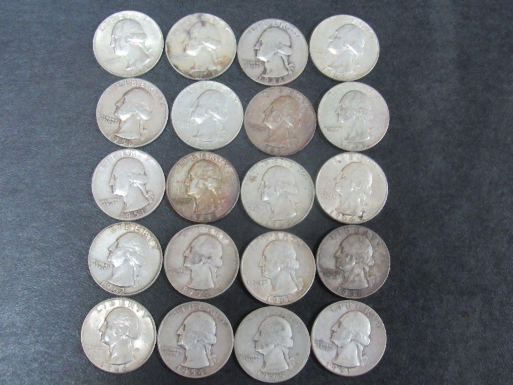 Small Coin Collection including Silver