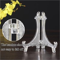 (missing 1 piece) 5 PCS Clear Easels Display Stand