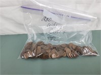 250 wheat cents