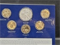 2015 US Mint Annual UNC> Silver Dollar Coin Set