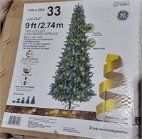 GE 9FT Pre lit LED Colorado Spruce