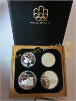 1976 OLYMPIC GAMES FOUR COIN PROOF SET - $5 & $10