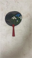 Japanese art deco hand mirror