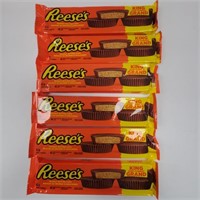 Reeses' Peanut Butter Cup, King - 62g x 6