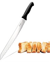 KUNIFU Bread Knife, 9.0 Inch Serrated Knife For