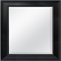 *NEW*21.25X 27.5"Decorative Mirror, Black Frame