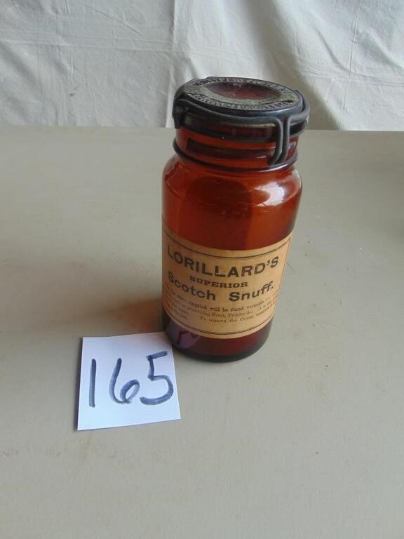 Lorillard's Scotch Snuff Jar