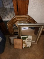 FRAMED WALL MIRRORS & OTHER DECOR PCS.