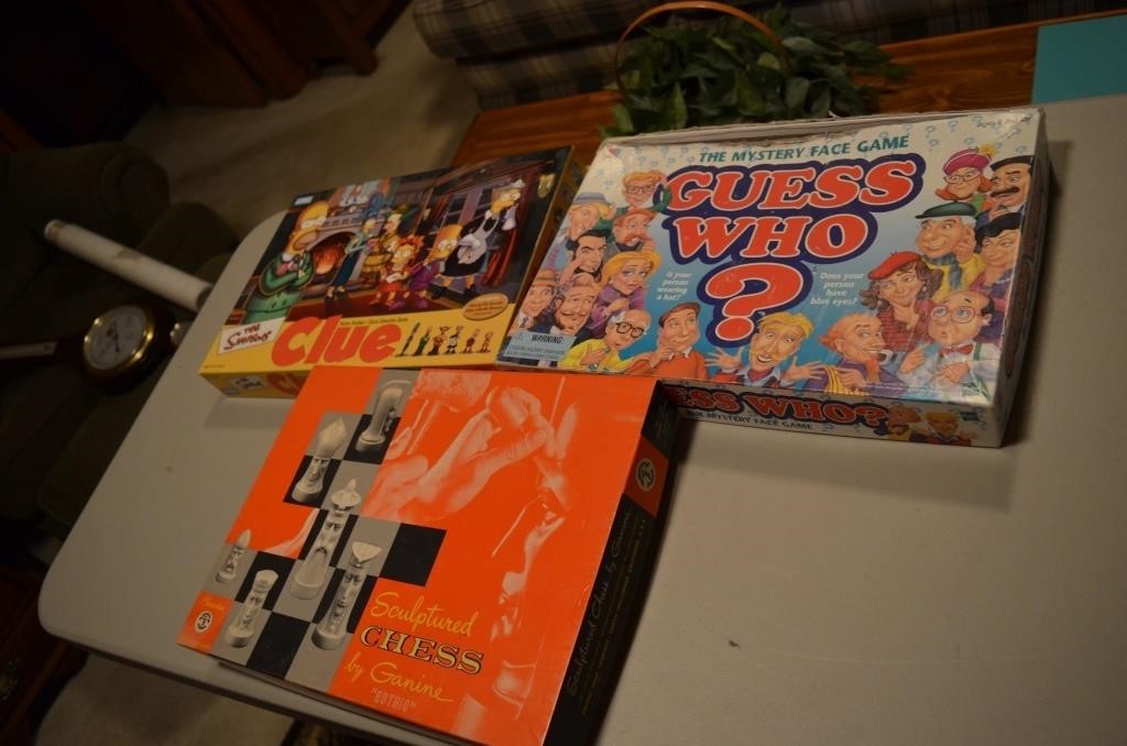 Lot of 3 Classic Board Games