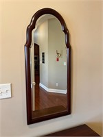 VintageAntique Wood Framed Wall Mirror