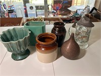 Vintage MCM Pottery & Glassware