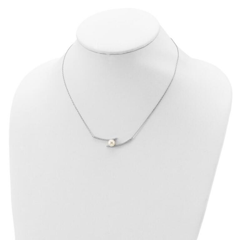 Sterling Silver- Fresh Water Pearl Necklace