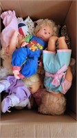 Box of dolls