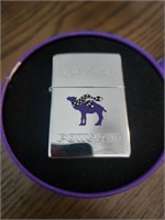 Camel Powered Purple Camel New In Tin Zippo