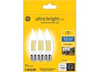 Lot of 4 LED Light Bulbs 100 Watt Soft White