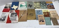 LOT OF TEXAS BOOKS AND VINTAGE SONG BOOKS