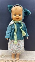 Vintage Reliable Rubber Doll (14"H)