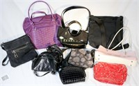 9 Purses Plastic to Leather Name to China