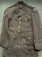 US Army Green Dress Jacket 38th Infantry Division