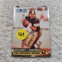 1991 Pro Set World League Rookie Jason Garrett