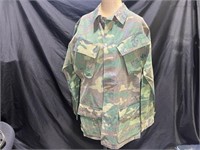 USMC Camo Button Down Shirt Size Small