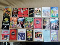 Lot of Vintage Atari Video Game Booklets