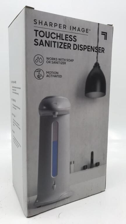 New Sharper Image Touchless Sanitizer Dispenser