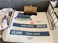 Box of Uline Trash Can Liners