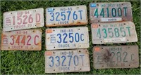 Indiana License Plates From The 80's