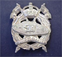 Royal Australian Armoured Corps cap badge