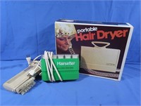 Vintage Montgomery Ward Hair Dryer in box,