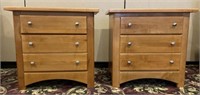 Vaughan Furniture Maple Nightstands