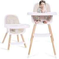 Convertible Baby High Chair  3 in 1 Wooden