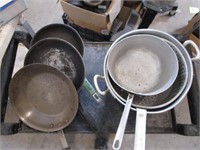 pans and pot