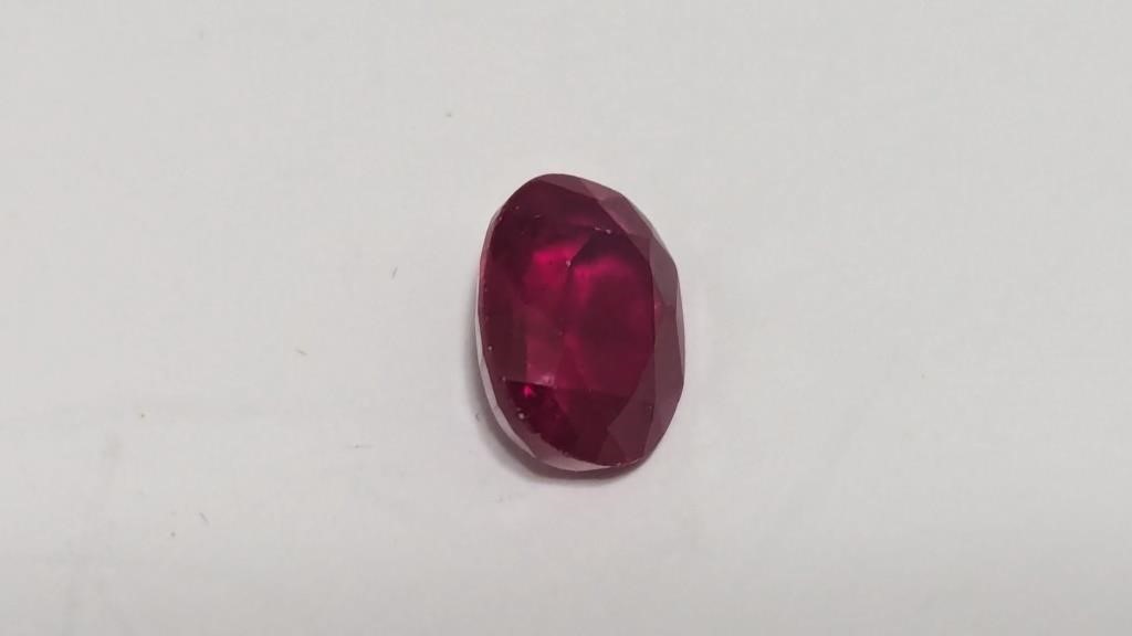 6.62ct Natural Ruby Oval Mixed Cut