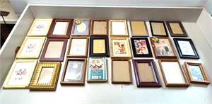 24 Assorted Picture Frames