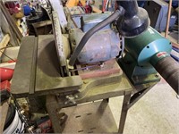 Grizzly drum/ flap sander and sanding wheel on