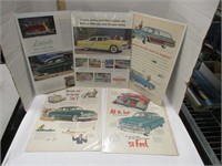 Ford Lincoln & Mercury posters 1949-60 5 total