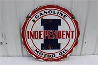 Independent Gasoline Motor Oil -porcelain DST-30"