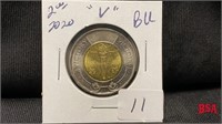 1945 to 2020 "V" Toonie Canadian BU