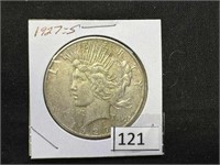 (1) 1927 S Peace Dollar Low Mintage