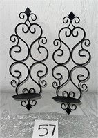 Metal Wall Candle Sconce Holder