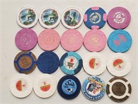 19 Las Vegas Nevada Casino Chips