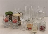 Vases, Candle Holders and Wine Cups