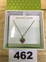 Michael Kors Rose Gold Diamond Necklace