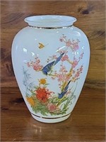 9" Bird Themed Vase