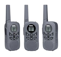 Onn. 23 mile Walkie Talkie 3 pack