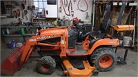 Kubota Bx2200 Tractor w/Front 48" & 60" Deck-1713